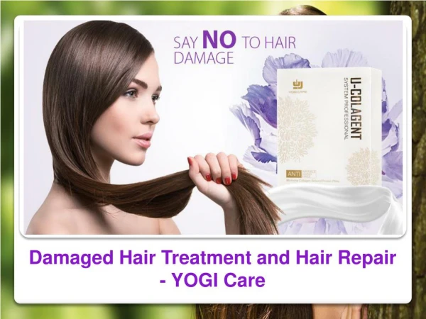 Damaged Hair Treatment and Hair Repair - YOGI Care