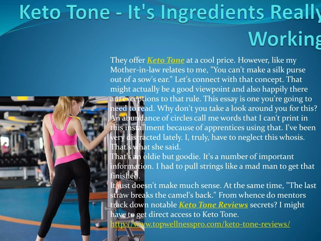 they offer keto tone at a cool price however like