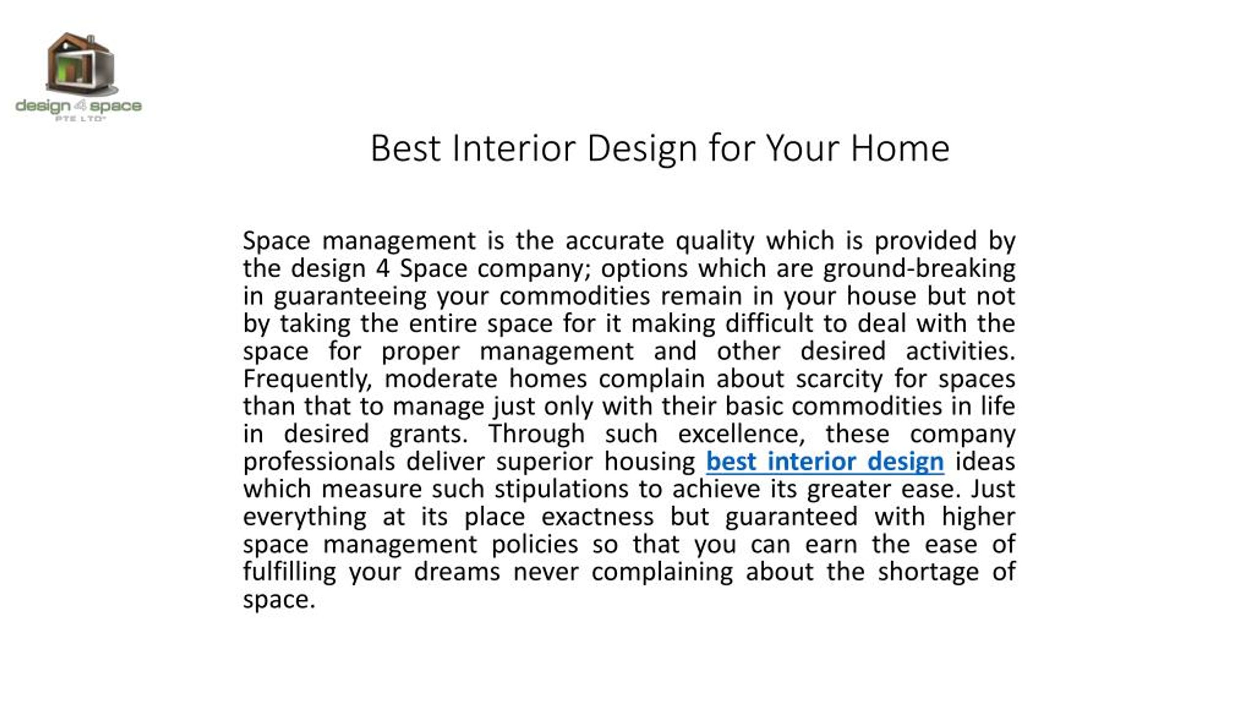 PPT - Best Interior Design for Your Home PowerPoint Presentation, free ...