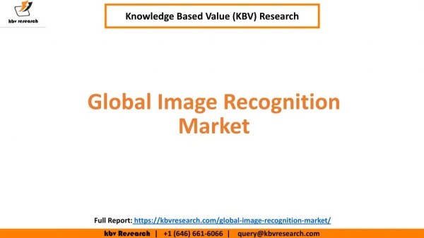 Global Image Recognition Market Size