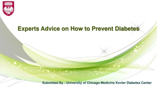 Experts Advice on How to Prevent Diabetes