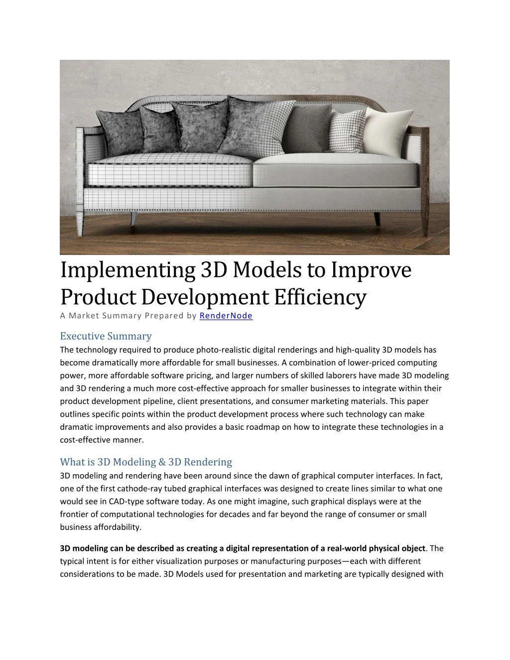 implementing 3d models to improve product