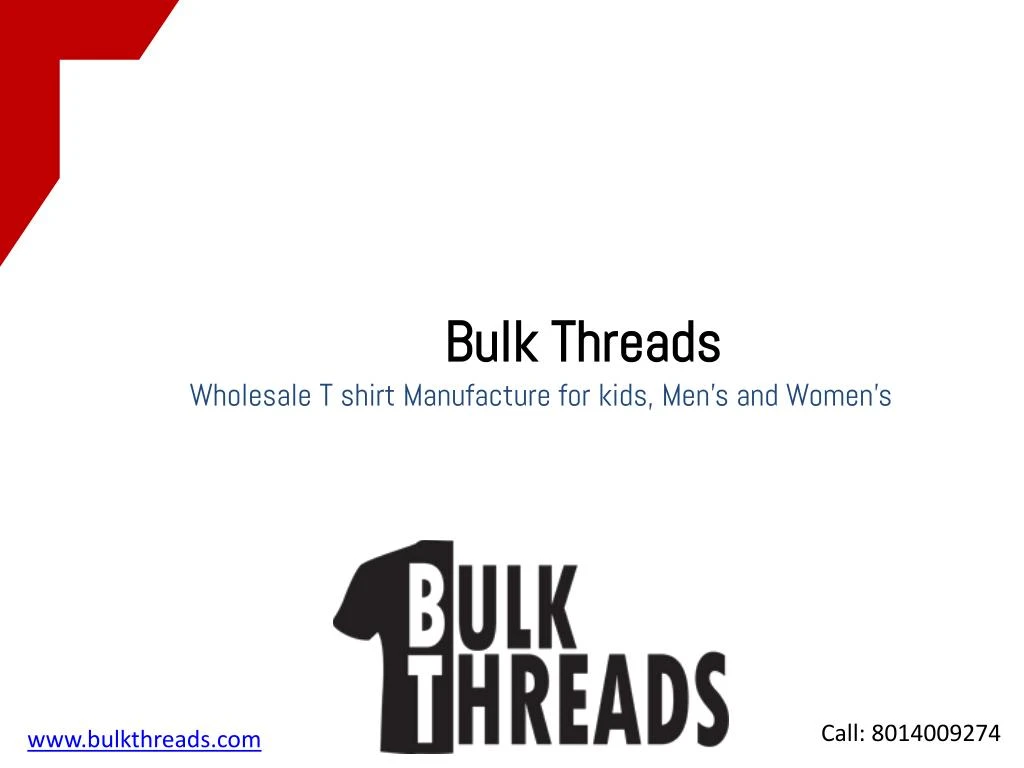 bulk threads wholesale t shirt manufacture