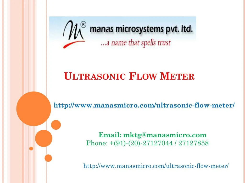 ultrasonic flow meter