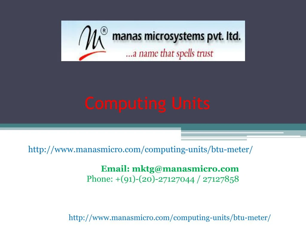 computing units