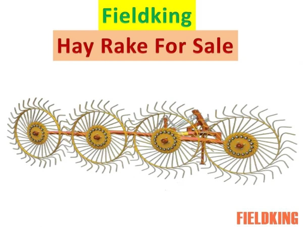 Fieldking- 4 Wheel Hay Rake For Sale