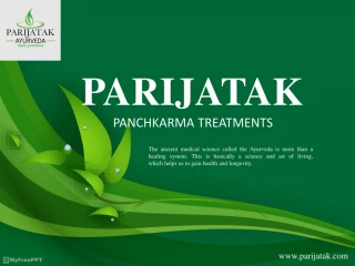 Ayurvedic Panchakarma Treatment Hub India