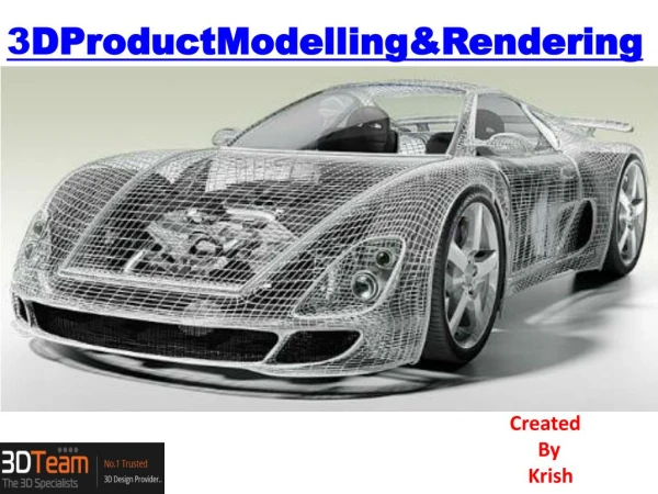 3D Product Modelling And Rendering
