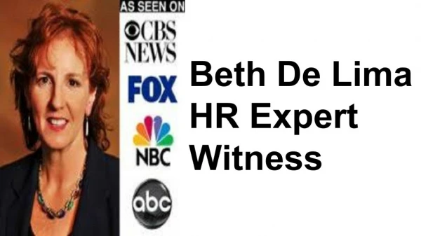 Beth De Lima HR Expert Witness