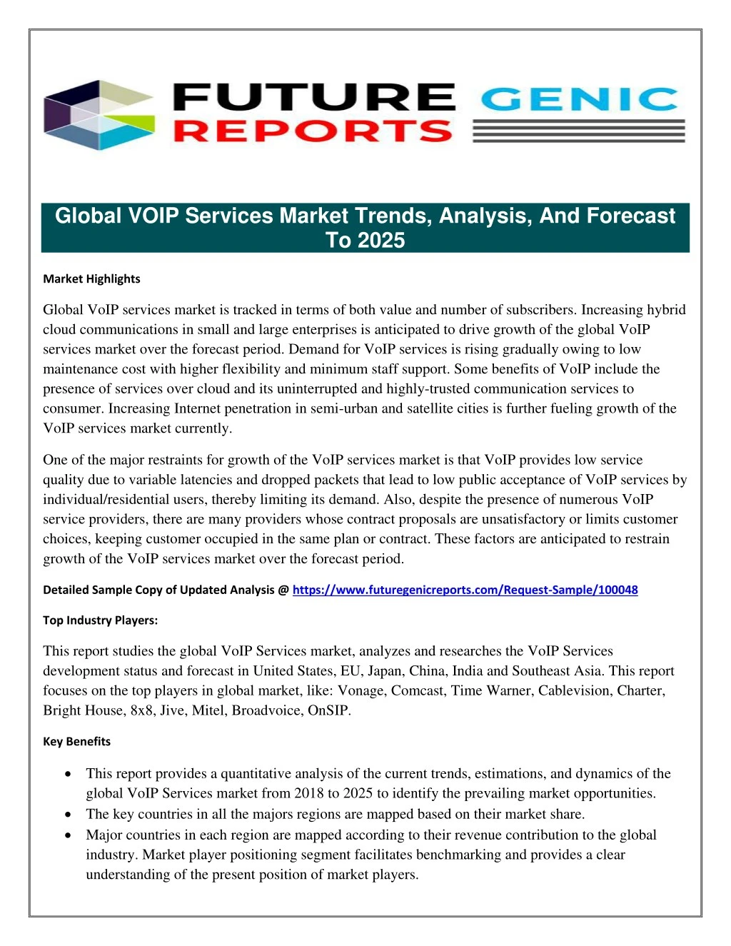 global voip services market trends analysis