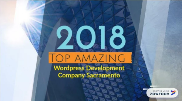 Sacramento WordPress Development Company