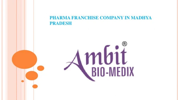 PCD Pharma Franchise Company in Madhya Pradesh - Ambit PCD Pharma