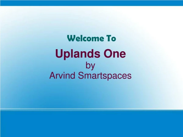 Luxury Villas in Ahmedabad | Uplands One by Arvind Smartspaces