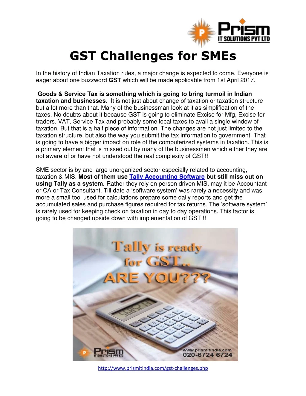 gst challenges for smes