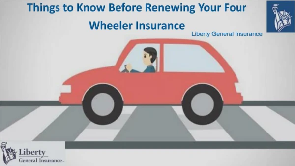 Things to Know before Renewing Your Four Wheeler Insurance