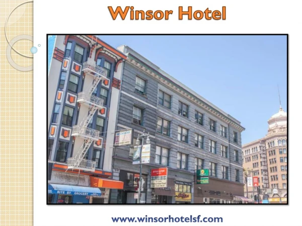 Winsor Hotel Accommodations