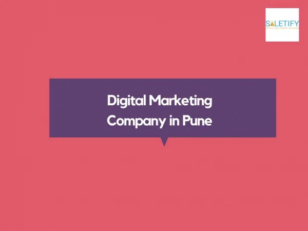 Digital Marketing Company in Pune