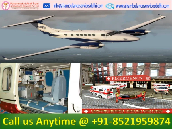 Quickest and Finest Air Ambulance Service in Ranchi with Medical Team