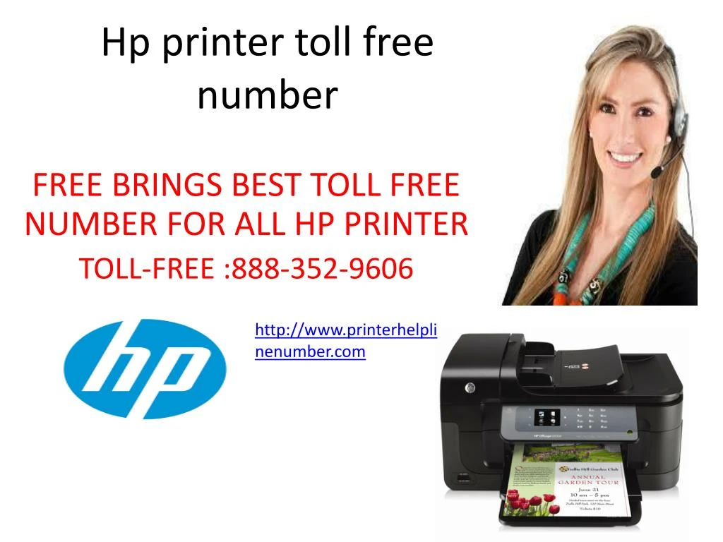 hp printer toll free number