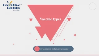 Vaccine types - slide 1