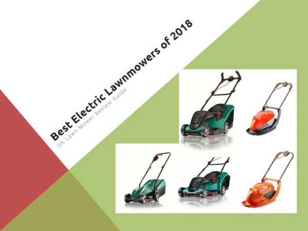 UK Lawnmower Guide - Best Electric Lawnmowers 2018