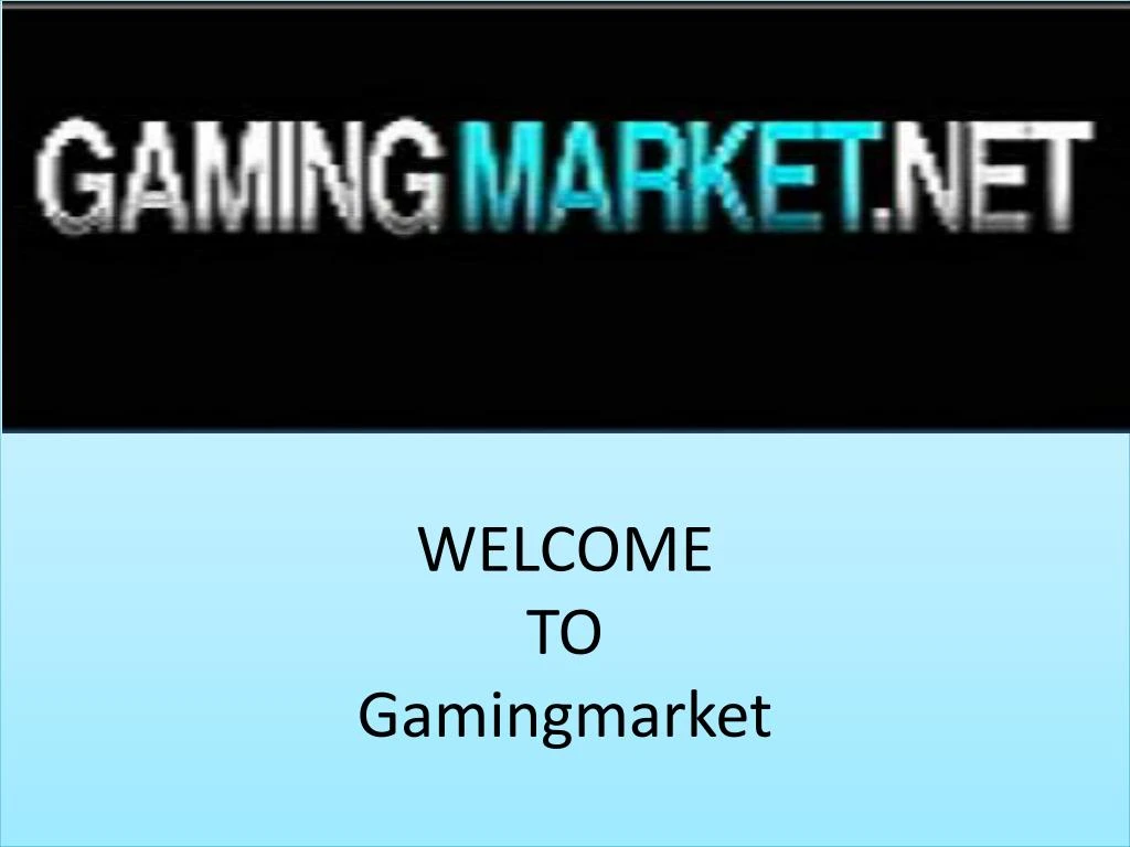 welcome to gamingmarket