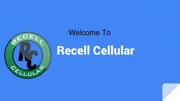 Recycle Old Cell Phones - Recell Cellular