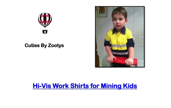Hi-Vis Work Shirts for Mining Kids