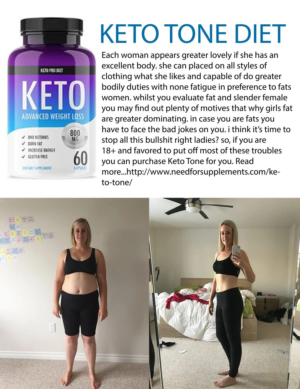 keto tone diet each woman appears greater lovely