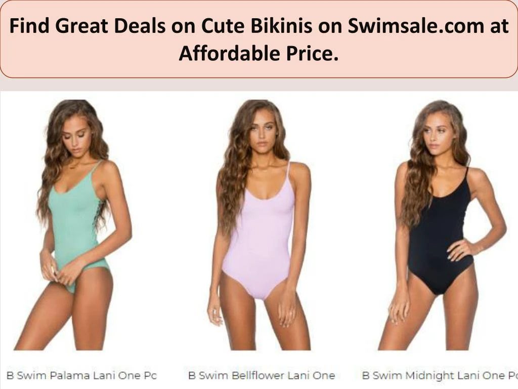 find great deals on cute bikinis on swimsale