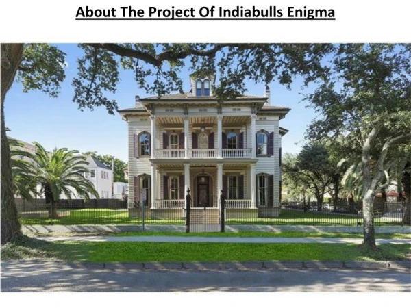 Upcoming Projects Indiabulls Enigma In Gurgaon