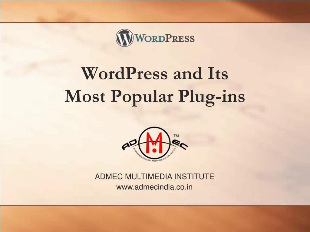 wordpress and its most popular plug ins