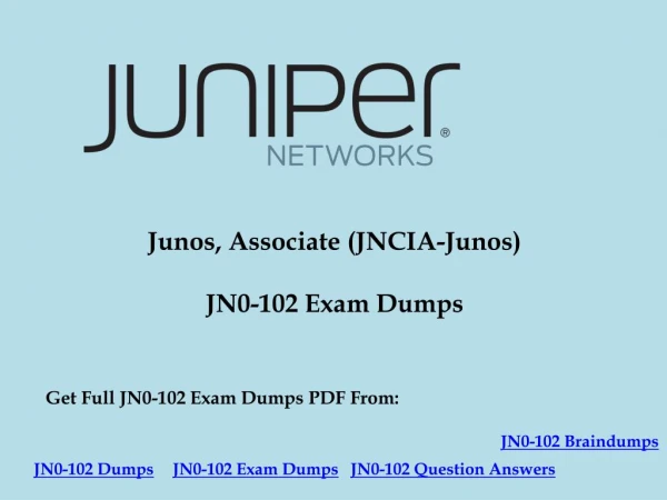 JN0-102 Exam Questions PDF - JNCIP-SEC JN0-102 Top Dumps & Juniper