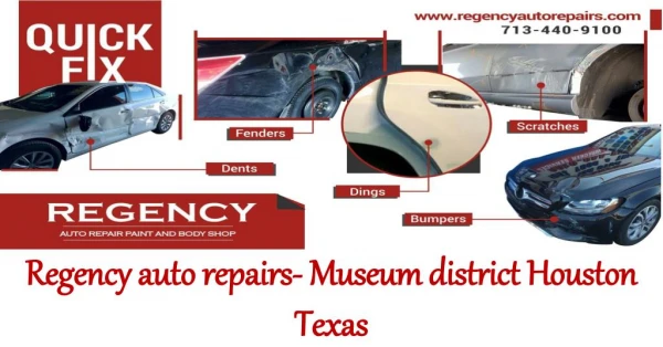 Regency auto repairs- Museum district Houston Texas
