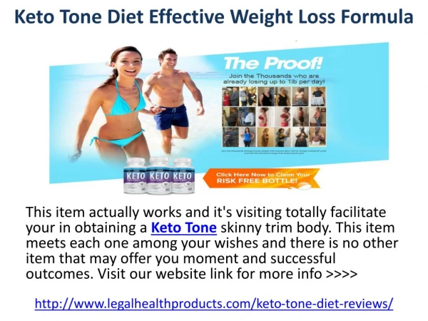 Keto Tone Diet Reviews How Does it Help to Loss Weight