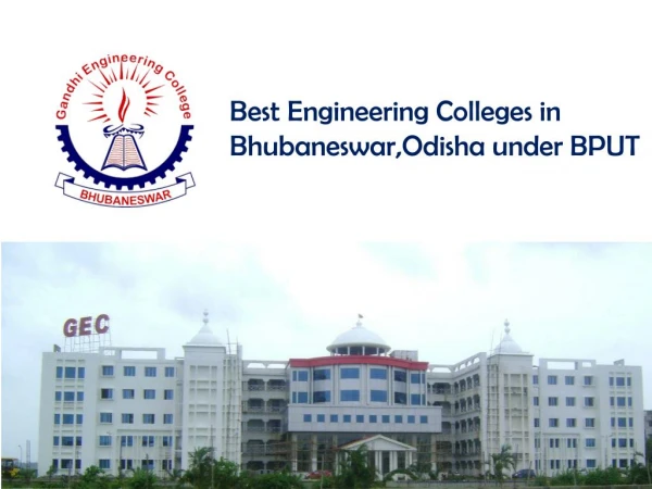 Best Engineering Colleges in Bhubaneswar Odisha under BPUT