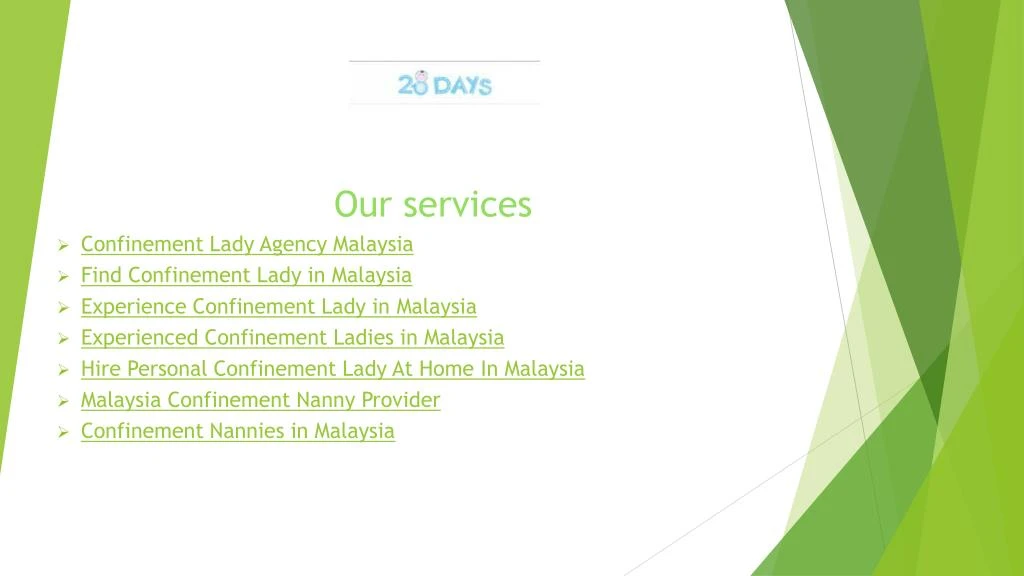 our services confinement lady agency malaysia