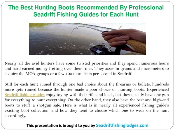 The Best Hunting Boots Recommended By Professional Seadrift Fishing Guides for Each Hunt