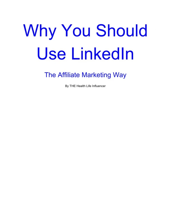How To Use LinkedIn For Marketing