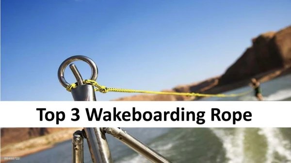 Wakeboarding Rope