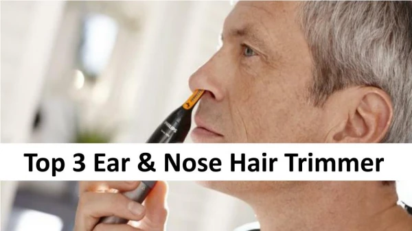 Ear and Nose Trimmer