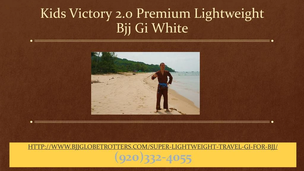 kids victory 2 0 premium lightweight bjj gi white