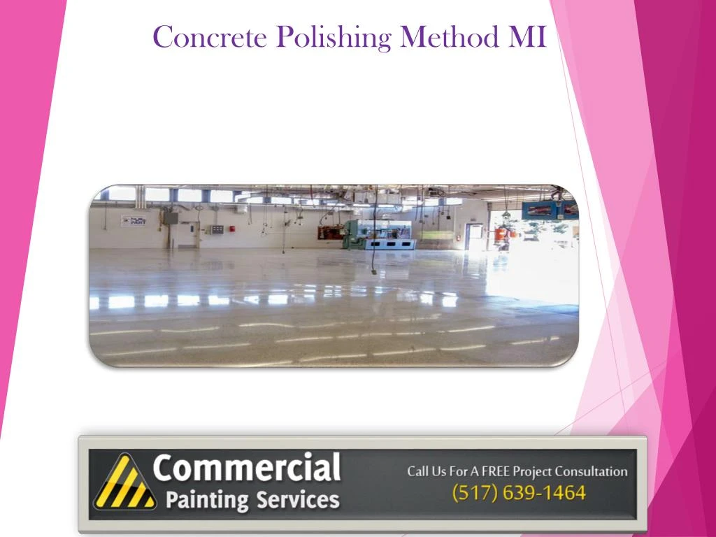 concrete polishing method mi