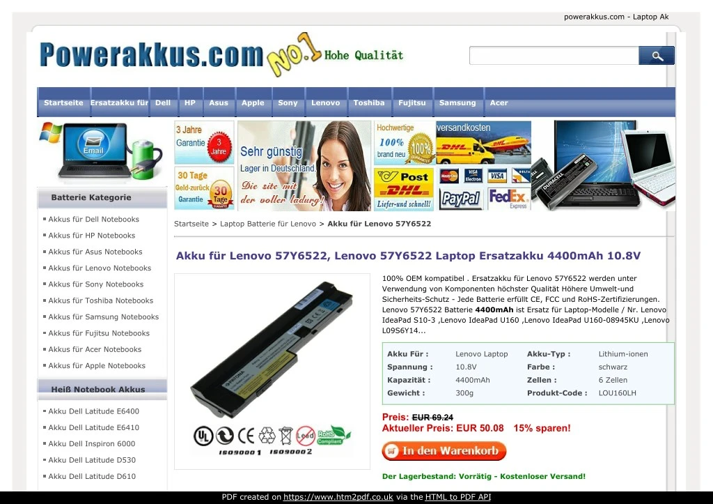powerakkus com laptop akkus online shop