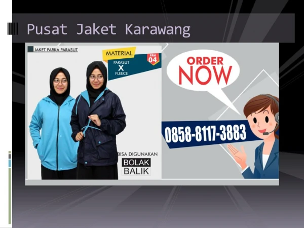 0858-8117-3883 | Agen Jaket Wanita Siap Kirim Ke Batujaya Kabupaten Karawang