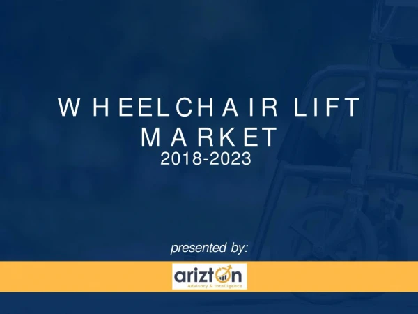 Wheelchair Lift Market Anlaysis by Arizton