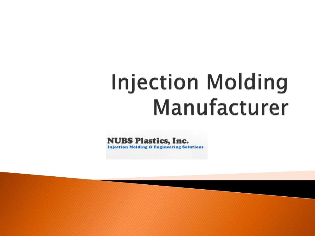 injection molding manufacturer