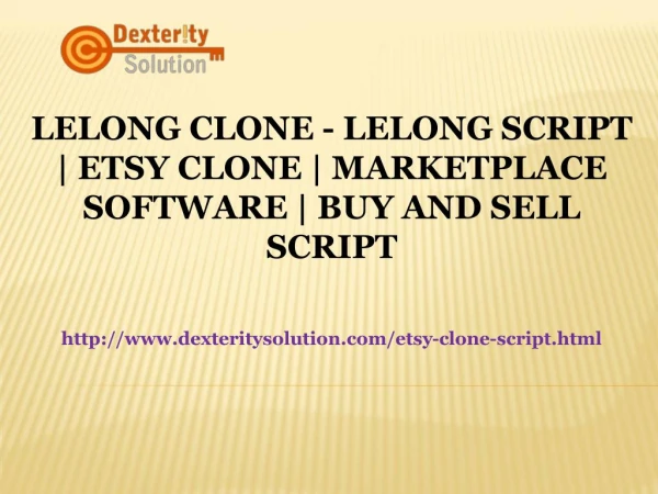 Lelong Clone - Lelong Script | Etsy clone | Marketplace software | Buy and Sell Script
