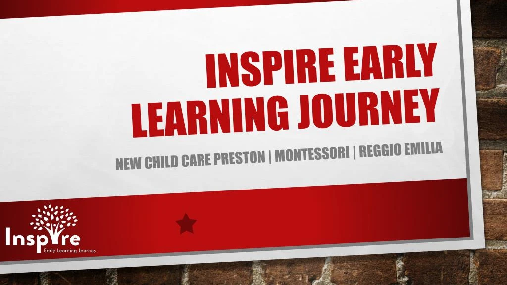 inspire early learning journey