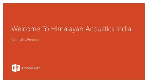 Acoustics consultant in chennai